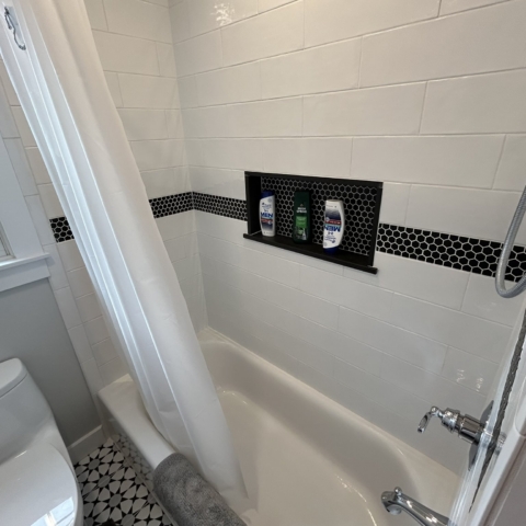 Wantage Hall Bathroom - After Professional bathroom remodeling services in Sussex, NJ