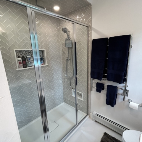 Wantage Ensuite Bathroom - After Beautiful bathroom remodel transformation in Sussex, NJ