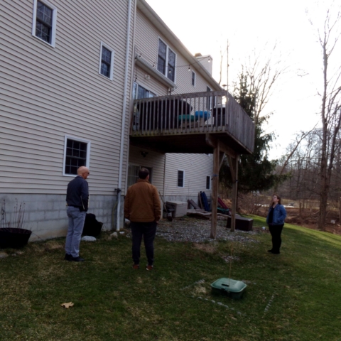 Sparta Deck With Trellis - Before