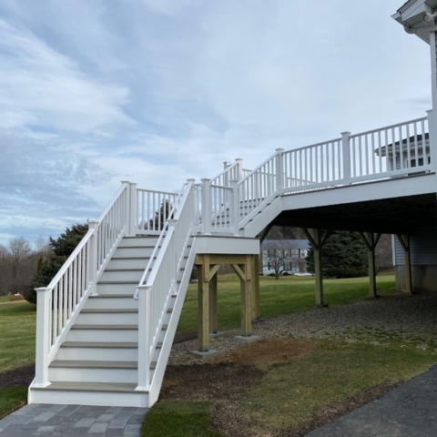 After deck transformation in Wantage, NJ