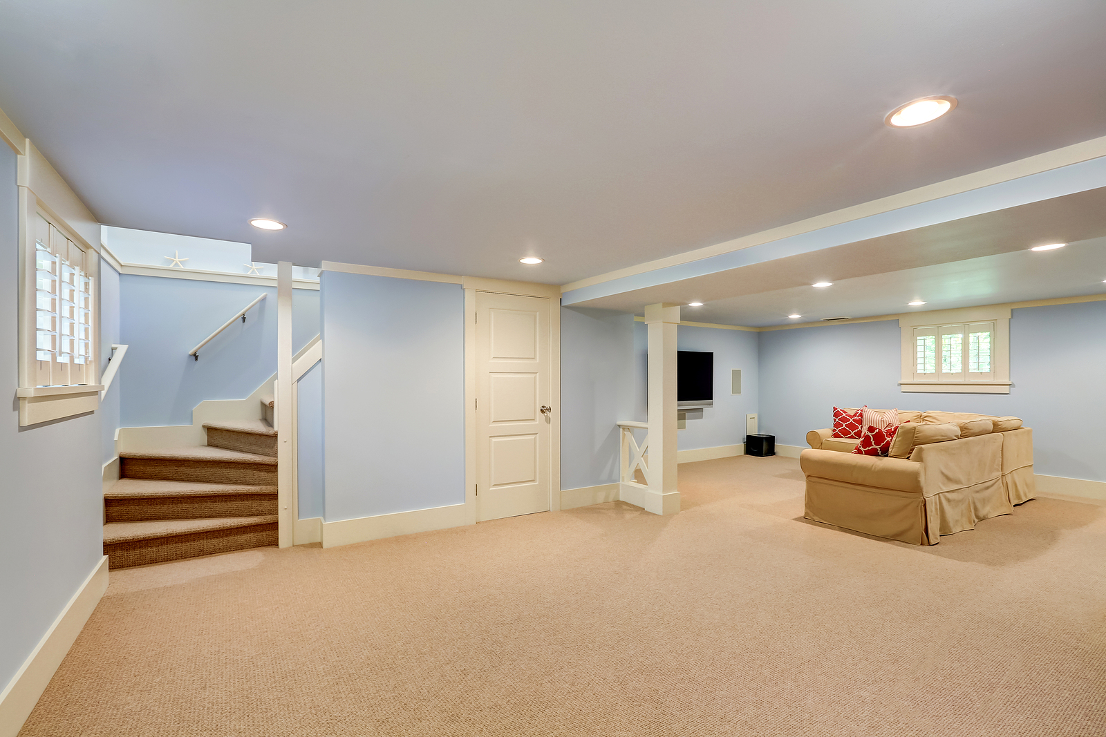 colors for basement living room